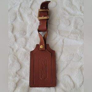 MCM Leather Luggage Tag